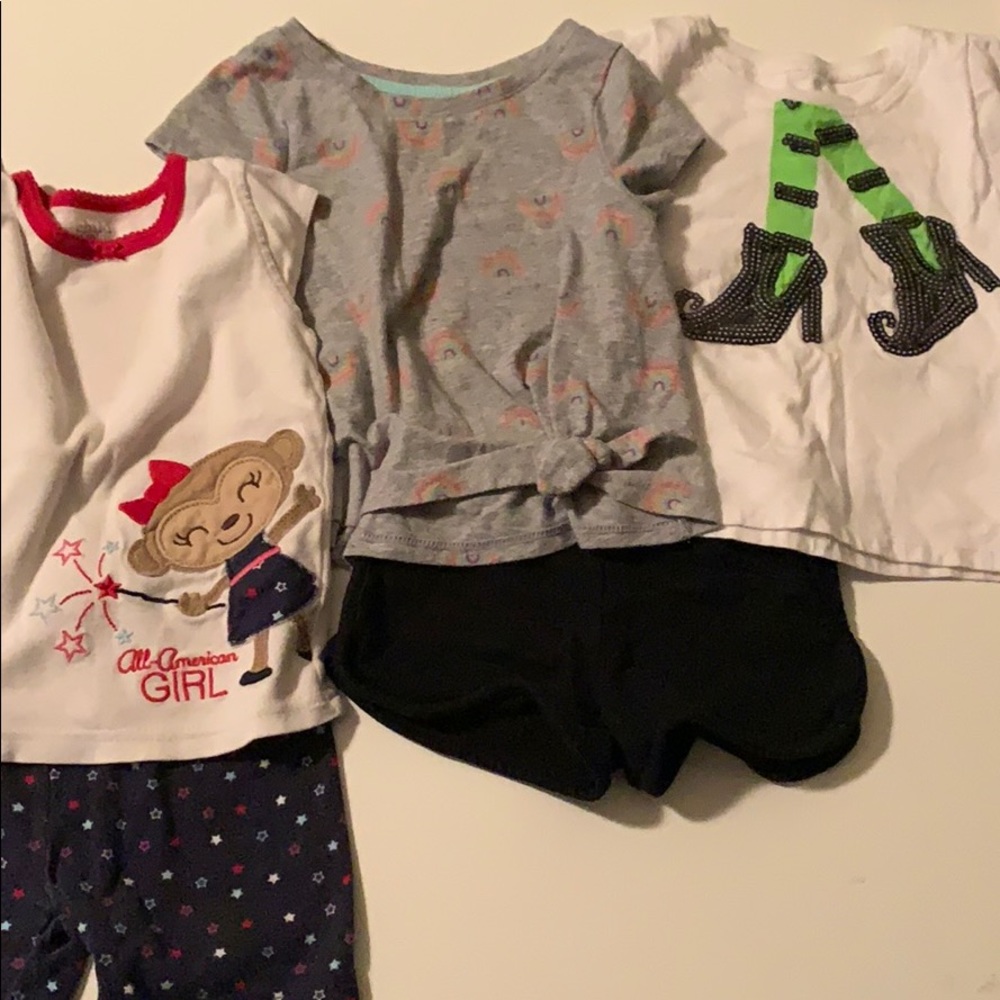 Lot of 2t shorts and shirts